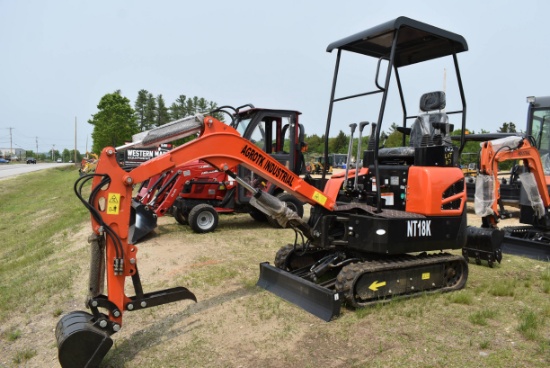 2024 AGT mini excavator, mod. NT18K