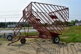 E-Z hay wagon with dump