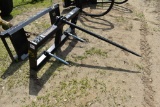 Tomahawk bale spear skid steer attachment