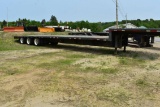 2003 53' Fontaine triple axle step deck trailer