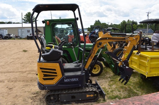 2026 CFG mini excavator, model MX15RX