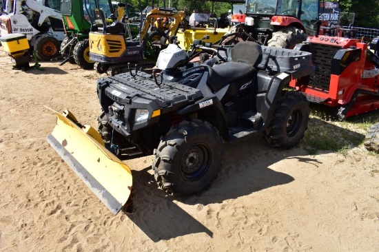 2006 Polaris Sportsman 500x2 ATV with plow
