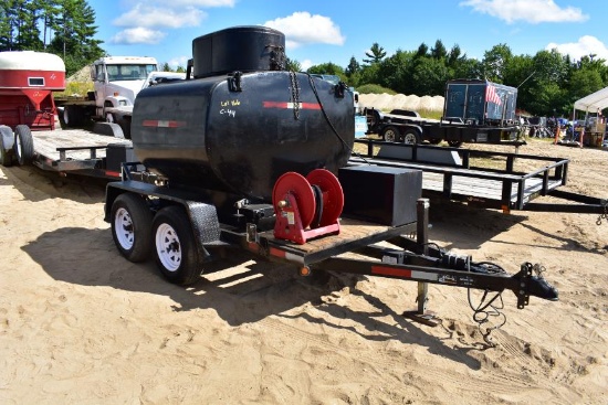 600 diesel fuel drum on Nichols Welding trailer