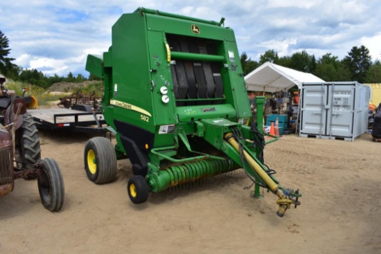 2008 John Deere 582 silage special baler