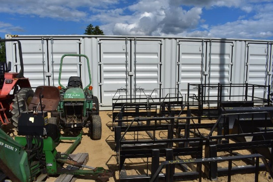 40' high cube four door container