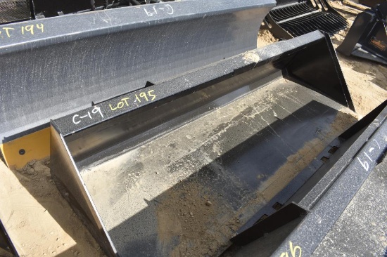 New 84" Swict skid steer bucket attachment