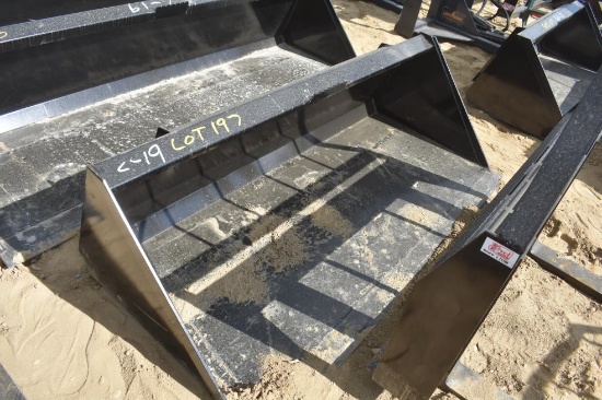 New 66" Swict skid steer bucket attachment