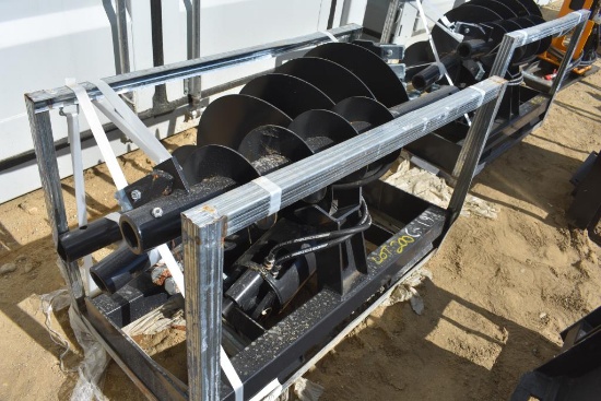 New auger attachment with 3 bits