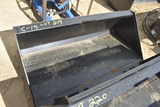 New 60" Swict skid steer bucket attachment
