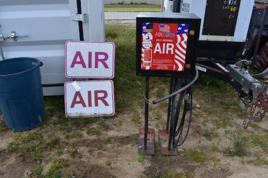 Air King self service coin operated air compressor