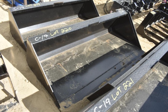 New 66" Swict skid steer bucket attachment