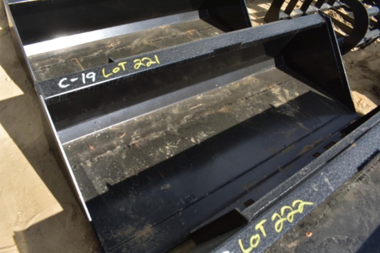 New 72" Swict skid steer bucket attachment