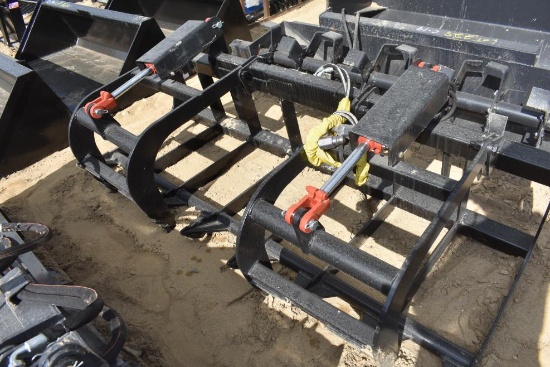 New 78" rock grapple skid steer attachment