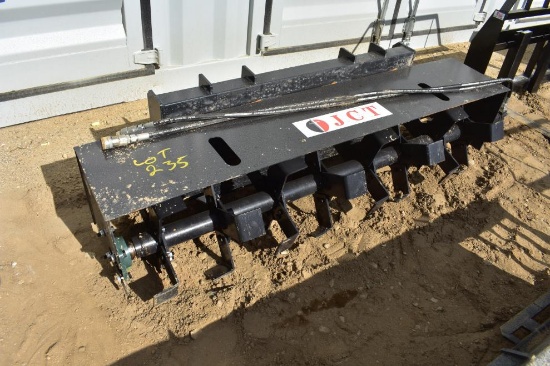 New JCT tiller skid steer attachment
