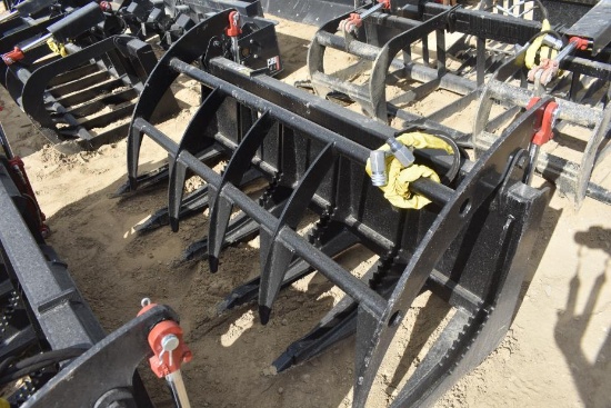 New 68" rock grapple bucket