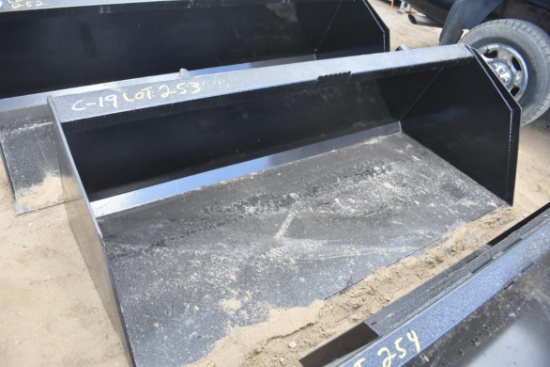 New Swict 84" large capacity skid steer bucket