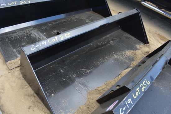 New 78" Swict skid steer bucket attachment