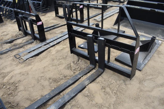 New 48" Kivel 3500 lb pallet fork attachment