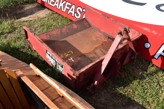 3 point hitch dump box attachment