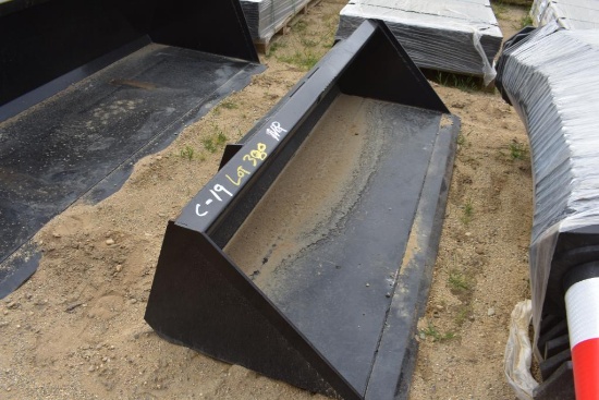 New 78" Swict skid steer bucket attachment