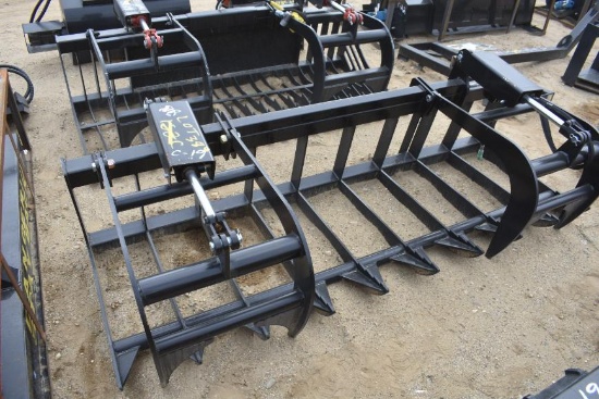 New 84" brush grapple skid steer attachment