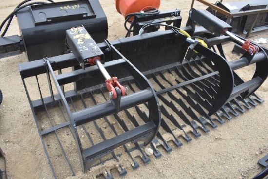 New 78" grapple skid steer attachment