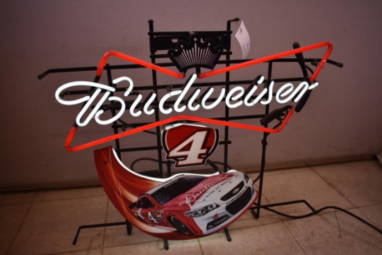2013 Budweiser Harvick glass tube neon light