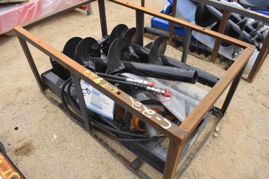 2026 Mower King HD skid steer auger set