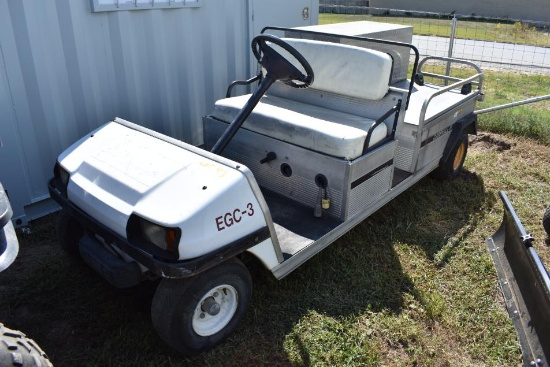 Electric Carryall utility cart w/tool box