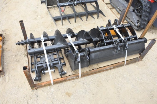 Mini excavator attachment set, 8 pcs