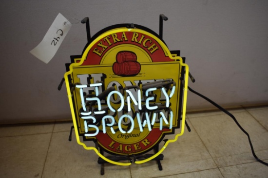 2010 Honey Brown glass tube neon light