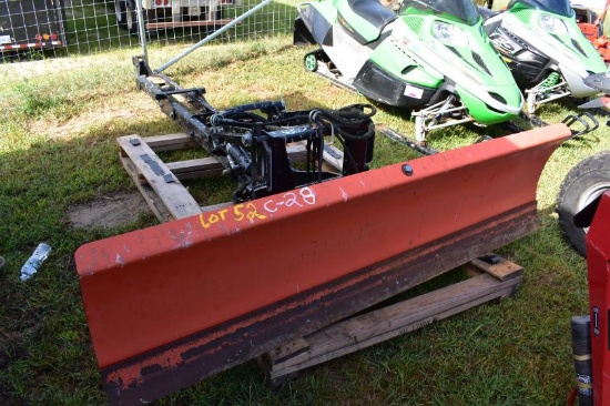 Kubota power angle tractor plow