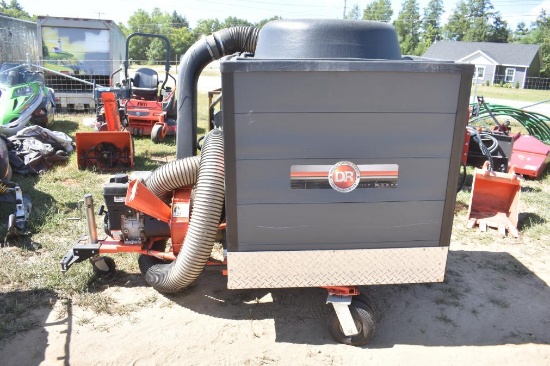 DR tow behind power leaf vac