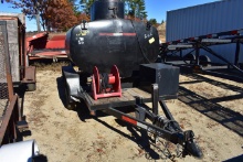 600 gal diesel fuel drum on Nichols Welding trailer