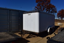 2008 Harvey 10,000lb dual axle enclosed trailer
