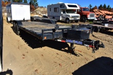 2016 Load Trail 22' equipment tilt trailer