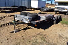 Homemade car hauler trailer