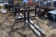 New 48" 3500lb pallet fork attachment