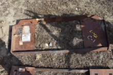 Skid steer blank plate attachment