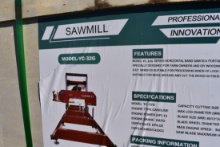AGT portable sawmill, model YC-32G