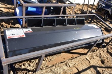 Mower King rotary tiller skid steer attachment, model ESCCTR072