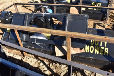 Mower King flail mower skid steer attachment, model SSEFGC175