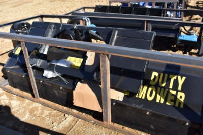 Mower King flail mower skid steer attachment, model SSEFGC175
