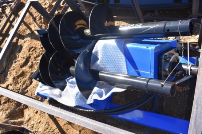AGT heavy duty auger skid steer attachment, model ECAG