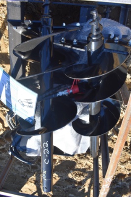 AGT heavy duty auger skid steer attachment, model SSECAG-Y