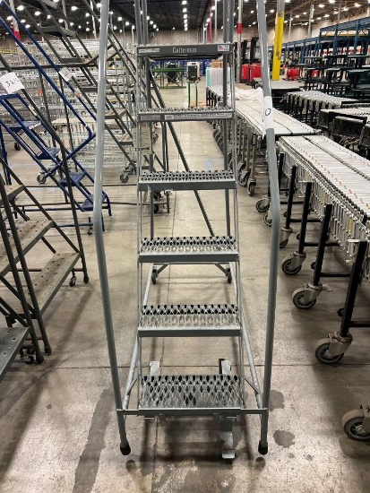 Cotterman Rolling Step Ladder 60" Height 6 Step