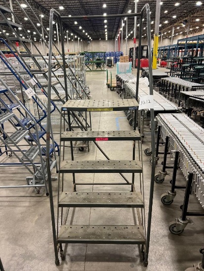 Gillis Rolling Step Ladder 51" Height 5 Step