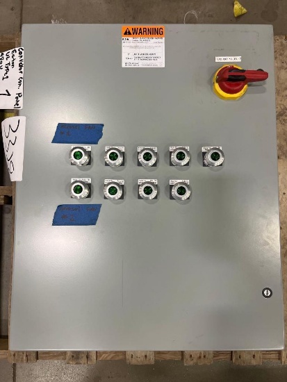 Eaton Conveyor Control Panel, 480V, 30" x 24" x 10"