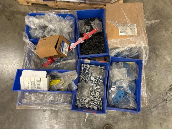 Assorted Warehouse Hardware and Mounting Accessories