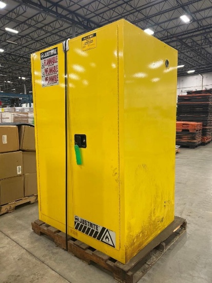 Justrite, Sure-Grip EX, Flammable Liquid Storage Cabinet, 43" x 34" x 65"